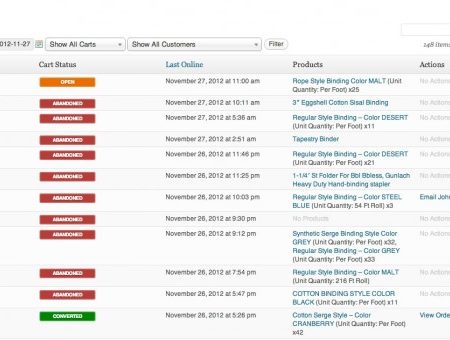 woocommerce carts reports 2